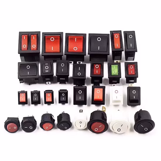 Kcd1 Kcd2 2 Pins Ein-Aus 250 V Leci RS601 Ovaler Wippschalter T85